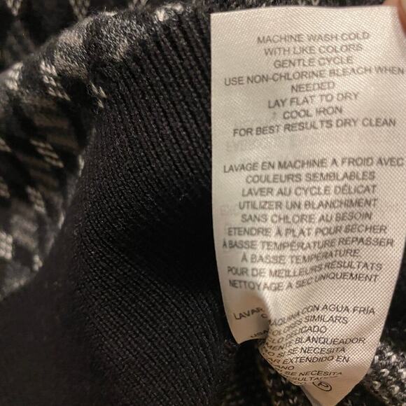 Ben Sherman Cotton Blend Black Diamond Knit Crewneck Sweater – Mens M, NWT NEW - Picture 5 of 7